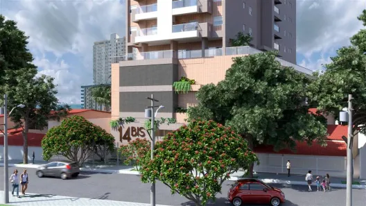 Apartamento com 2 Quartos à venda, 81m² no Guilhermina, Praia Grande
