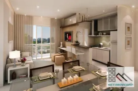 Apartamento com 1 Quarto à venda, 46m² no Centro, São Paulo