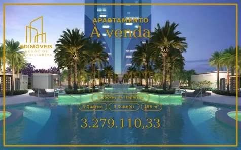 Apartamento com 3 Quartos à venda, 156m² no Jockey de Itaparica, Vila Velha