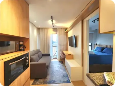 Apartamento com 1 Quarto para alugar, 27m² no Vila Nova Conceição, São Paulo