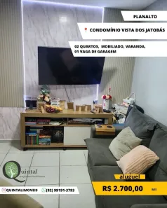 Apartamento com 2 Quartos para alugar, 45m² no Planalto, Manaus