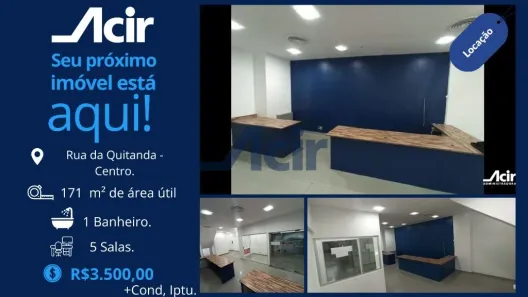Ponto Comercial para alugar, 170m² no Centro, Rio de Janeiro
