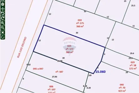Lote/Terreno à venda, 303m² no Vila Bastos, Santo André