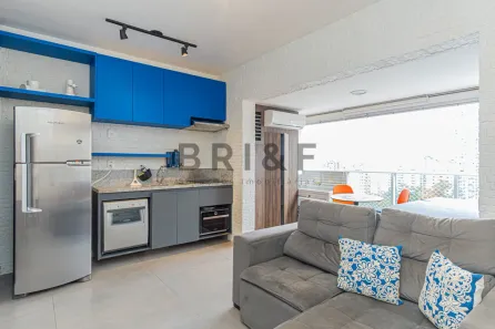 Apartamento com 1 Quarto para alugar, 40m² no Cidade Monções, São Paulo