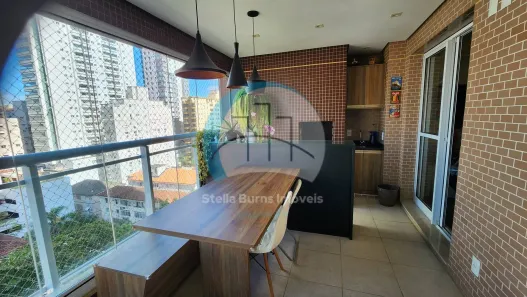 Apartamento com 3 Quartos à venda, 87m² no Pompéia, Santos