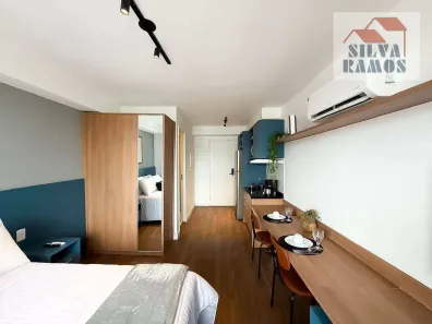 Apartamento com 1 Quarto para alugar, 26m² no Vila Olímpia, São Paulo
