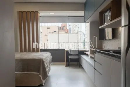 Apartamento com 1 Quarto para alugar, 22m² no Jardim Paulista, São Paulo