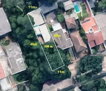 Lote/Terreno à venda, 506m² no Tristeza, Porto Alegre