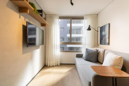 Apartamento com 1 Quarto para alugar, 33m² no Pinheiros, São Paulo