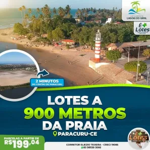 Lote/Terreno com 1 Quarto à venda, 150m² no , Paracuru