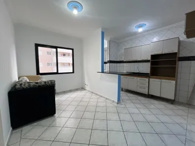 Apartamento com 1 Quarto para alugar, 55m² no Ocian, Praia Grande