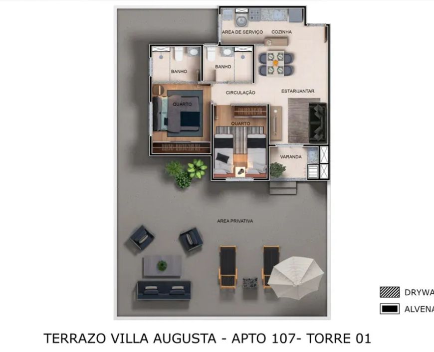 TERRAZO VILLA AUGUSTA no Vila Augusta, Guarulhos