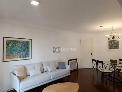Flat com 3 Quartos para alugar, 122m² no Indianópolis, São Paulo