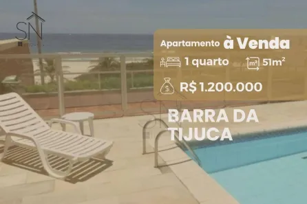 Apartamento com 1 Quarto à venda, 51m² no Barra da Tijuca, Rio de Janeiro