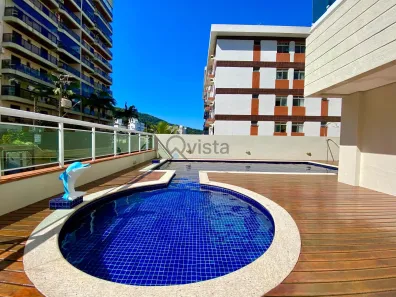 Apartamento com 3 Quartos para alugar, 90m² no Loteamento João Batista Julião, Guarujá