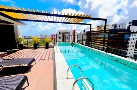 Flat com 1 Quarto à venda, 35m² no Manaíra, João Pessoa