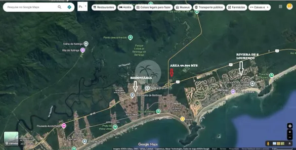 Lote/Terreno à venda, 58080m² no Indaiá, Bertioga