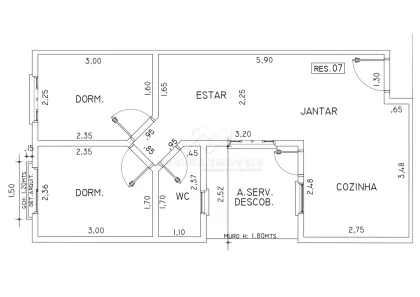Apartamento com 2 Quartos à venda, 49m² no Vila Assunção, Santo André