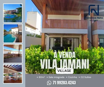 Apartamento com 2 Quartos à venda, 80m² no Itacimirim (Monte Gordo), Camaçari