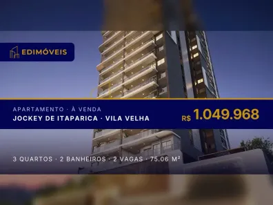 Apartamento com 3 Quartos à venda, 75m² no Jockey de Itaparica, Vila Velha
