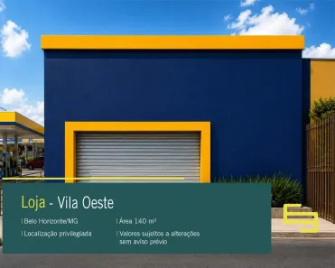 Ponto Comercial para alugar, 140m² no Vila Oeste, Belo Horizonte