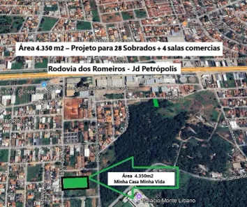 Lote/Terreno à venda, 4350m² no Jardim Petrópolis, Goiânia