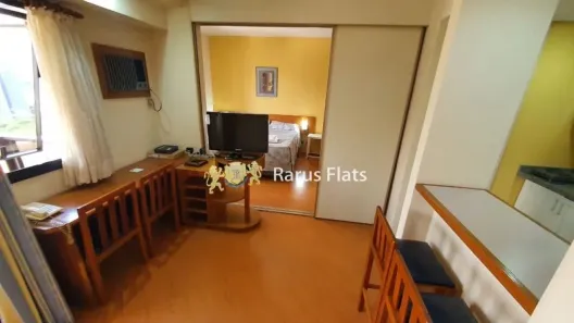 Flat com 1 Quarto para alugar, 40m² no Moema, São Paulo