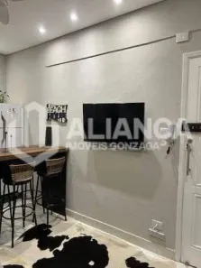 Apartamento com 1 Quarto para alugar, 45m² no José Menino, Santos