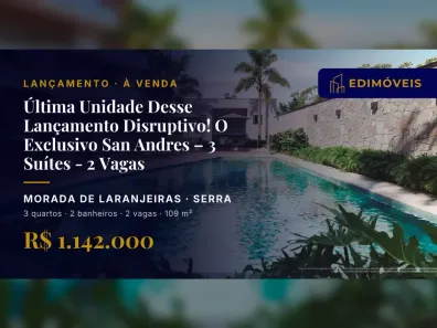 Apartamento com 3 Quartos à venda, 109m² no Morada de Laranjeiras, Serra