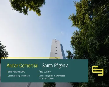 Imóvel Comercial para alugar, 128m² no Santa Efigênia, Belo Horizonte