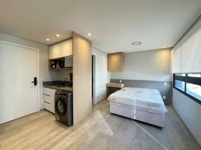 Apartamento com 1 Quarto para alugar, 26m² no Pinheiros, São Paulo