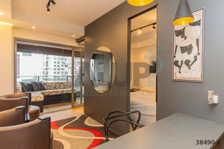 Apartamento com 1 Quarto para alugar, 43m² no Brooklin Paulista, São Paulo