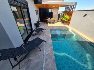 Casa de Condomínio com 3 Quartos para venda ou aluguel, 205m² no Residencial Villa de León, Piratininga