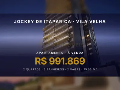 Apartamento com 2 Quartos à venda, 75m² no Jockey de Itaparica, Vila Velha