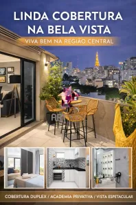 Cobertura com 1 Quarto à venda, 52m² no Bela Vista, São Paulo