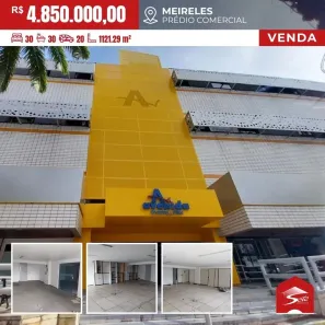 Sala Comercial com 30 Quartos à venda, 1121m² no Meireles, Fortaleza