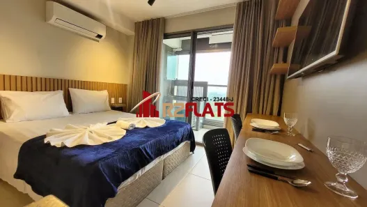 Flat com 1 Quarto para alugar, 20m² no Santo Amaro, São Paulo