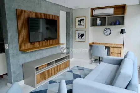 Apartamento com 1 Quarto para venda ou aluguel, 55m² no Vila Nova Conceição, São Paulo