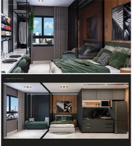 Flat com 1 Quarto à venda, 17m² no Jardim Oceania, João Pessoa