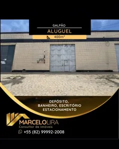 Galpão/Depósito/Armazém para alugar, 250m² no São Jorge, Maceió