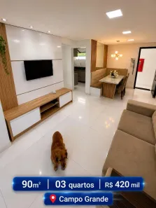 Apartamento com 3 Quartos à venda, 90m² no Campo Grande, Recife