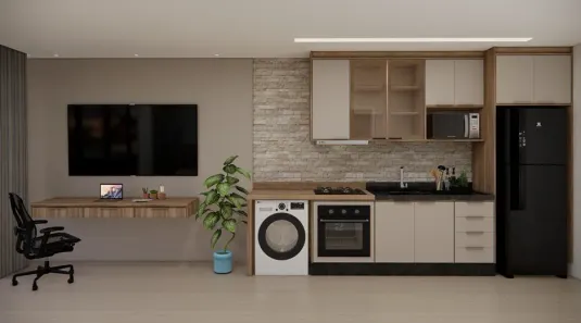 Apartamento com 1 Quarto para alugar, 25m² no Pinheiros, São Paulo