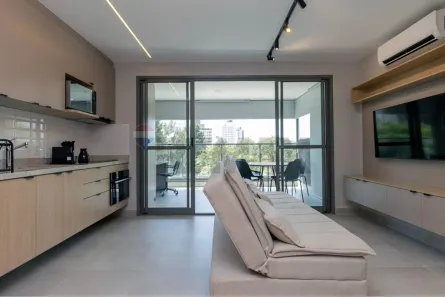Apartamento com 1 Quarto para alugar, 55m² no Higienópolis, São Paulo