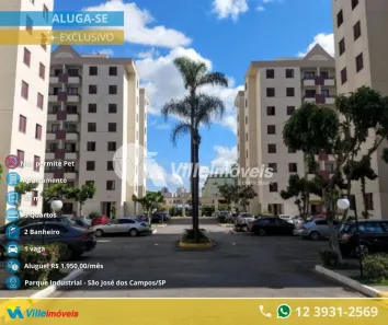 Apartamento com 3 Quartos para alugar, 68m² no Conjunto Residencial Trinta e Um de Março, São José dos Campos