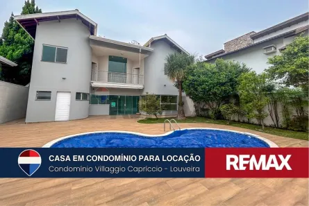 Casa de Condomínio com 3 Quartos para alugar, 220m² no Villaggio Capríccio, Louveira