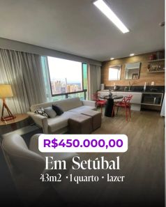Flat com 1 Quarto à venda, 43m² no Boa Viagem, Recife