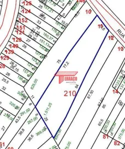 Lote/Terreno à venda, 1511m² no Jardim Santo Antônio, Santo André