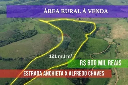Fazenda/Sítio à venda, 121000m² no Jabaquara, Anchieta
