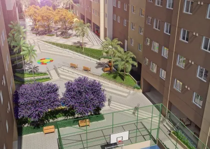 Apartamento com 2 Quartos à venda, 45m² no Piraporinha, Diadema