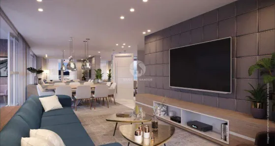 Apartamento com 3 Quartos à venda, 227m² no Ponta da Praia, Santos
